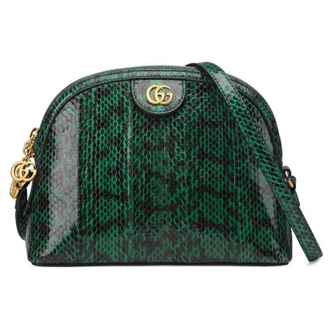 green gucci snake bag|gucci snakeskin handbag.